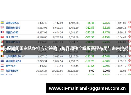 伤停期间国家队多维应对策略与阵容调整全解析赛程布局与未来挑战